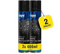 Kaps Shoe Protector Spray - Waterproofing for Shoes, Boots & Trainers - 2x400ml Nano Protector, Leather, Nubuck, Suede, Textiles & TEX
