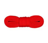 Kaps Sneakers Laces, quality durable shoe laces for casual footwear, made in Europe, 1 pair, many colours and lengths (120 cm - 47 inch - 7 to 9 eyelet pairs - red)