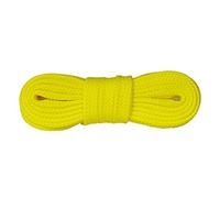 Kaps Sneakers Laces, quality durable shoe laces for casual footwear, made in Europe, 1 pair, many colours and lengths (120 cm - 47 inch - 7 to 9 eyelet pairs - yellow)