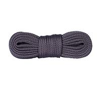 Kaps Sneakers Laces, quality durable shoe laces for casual footwear, made in Europe, 1 pair, many colours and lengths (120 cm - 47 inch - 7 to 9 eyelet pairs - grey)