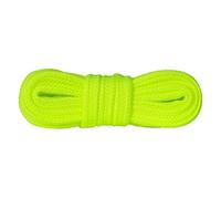 Kaps Sneakers Laces, quality durable shoe laces for casual footwear, made in Europe, 1 pair, many colours and lengths (120 cm - 47 inch - 7 to 9 eyelet pairs - lemon fluorescent)