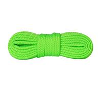 Kaps Sneakers Laces, quality durable shoe laces for casual footwear, made in Europe, 1 pair, many colours and lengths, 120 cm - 47 inch - 7 to 9 eyelet pairs, Willow Green Fluorescent