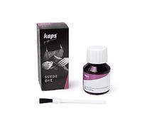 Kaps Suede Dye, Paint for Nubuck and Suede Leather, Restore or Recolour Faded Shoes, Boots, Trainers, Bags and Accessories, 50ml with Brush Applicator (112 - Red)