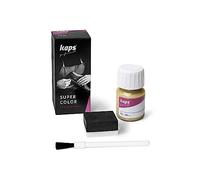 Kaps Super Color, Dye for Natural, Faux Leather and Fabric, Paint for Shoes, Boots and Bags with Sponge and Brush (405 - Gold)