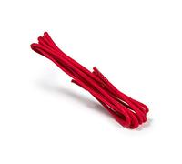 Kaps Waxed Round Thin Laces, 2 mm quality 100% cotton round shoe laces for casual and fashion footwear, made in Europe, 1 pair (75 cm - 29 inch - 4 to 5 eyelet pairs / 31 - Red)