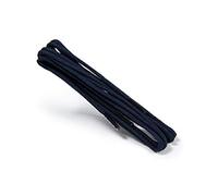 Kaps Waxed Round Thin Laces, 2 mm quality 100% cotton round shoe laces for casual and fashion footwear, made in Europe, 1 pair (90 cm - 36 inch - 5 to 6 eyelet pairs / 57 - Navy)