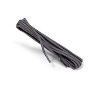 Kaps Waxed Round Thin Laces, 2 mm quality 100% cotton round shoe laces for casual and fashion footwear, made in Europe, 1 pair (75 cm - 29 inch - 4 to 5 eyelet pairs / 84 - Dark gray)