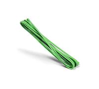 Kaps Waxed Round Thin Laces, 2 mm Quality 100% Cotton Round Shoe Laces for Casual and Fashion Footwear, Trendy Colours, Made in Europe, 1 pair (90 cm - 36 inch - 5 to 6 eyelet pairs / 45 - Olive)