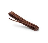 Kaps Waxed Round Thin Laces, 2 mm quality 100% cotton round shoe laces for casual and fashion footwear, made in Europe, 1 pair (75 cm - 29 inch - 4 to 5 eyelet pairs / 49 - Cognac)