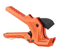 KapStrom - Ratchet PVC Pipe Cutter - 42 mm - Ratcheting Tubing Cutter for PEX, PPR, PE, Plastic & Rubber Hoses - Adjustable Plumbing Tool for Duct Repairs - Ideal for Plumbers & Electricians