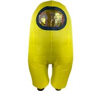 KAPTOYS Among Us Inflatable Adult Costume, 10512,Yellow