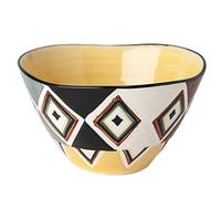 Kapula Hand Painted Ceramic Ikekele Side Bowl - Fair Trade - South African Chic Design - Dishwasher Safe