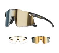 KAPVOE Photochromic Cycling Glasses Men Women Sport Sunglasses UV Protection Mountain Bike Sunglasses MTB Bicycle Riding Glasses TR90 Frame Baseball Shades Running Triathlon Cycle Golf