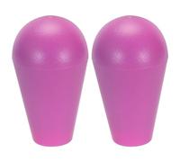 KAQIMI Ellipse Oval Joystick Head Rocker Ball Top Handle Arcade Game D I Y Parts Replacement Black 2Pcs(Purple)