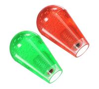KAQIMI Ellipse Oval Joystick Head Rocker Ball Top Handle Arcade Game Replacement Red Green