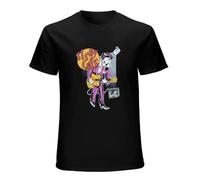 KAQlMAO Stray Cats T-Shirt Graphic Tee for MenVintage T Shirt Short Sleeve Funny Top Black M