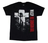 KAQlMAO W.A.S.P. Crimson Idol' Wasp Heavy Metal Band Twisted Sister T-ShirtCasual Round Neck T Shirt Black XL