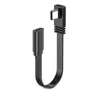 KAQNTUD 10/20/50cm Extension Cable PD240W 480mbps 90 Degree USB C Male to USB C Female Fast Charging Data Transfer Cable
