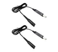 KAQNTUD 2 Pack Practical Chargings Wire Charging Cable Suitable for Shavers 1.2M Reinforced Joints PVC Texture Secure Wire