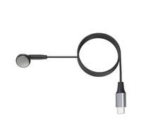 KAQNTUD 45cm/100cm Type C Earpiece Digital Chip Single Sided Earphone without Microphone Plug and Play for Car Driving Singing