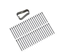 KAQNTUD 50/40/30/20/10pcs Pen Nibs Tips and Clips for Pen 133 Pen Standard Pen Tip Replacement Accessories