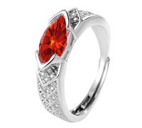 KAQNTUD Adjustable Moissanites Diamonds Rings Decoration for Trendy Women Promoting Elegant Styles and Mood Wear
