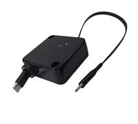 KAQNTUD Auto Retract Type C Cord Offering 100W Power High Speed Data Syncs and Single Hand Operations Secure Mounting Base USB C Charging Cord