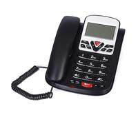 KAQNTUD Classical Desk Phone Home Telephone For Hotels And Business Offices Easy To Use Double Hole Connection Caller Display Speed Dialing Phone