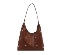 KAQNTUD Crescents Shoulder Bags for Women Lovely Hoboes Toted Handbag Under the Arm Purses Punk Rivet Clutches Purse with Buckle
