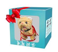 KAQNTUD Intelligent Furry Robot Cats Doll With Walking Barking Tail Wagging Simulation Movement Design For Baby Comforting Robotic Cats Plush Toy