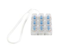 KAQNTUD Led Light 9 Keycaps Toy Switches Tester Keychain Tactiled Feedbacks For Anxieties Relief Office And Travel Toy Training Gadget With Clicks Switches