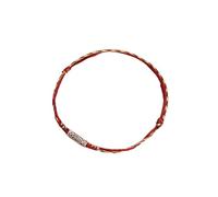 KAQNTUD Luck Fish Bracelet Accessoruy for Couples Symbolizing Good Fortunes and Happiness with Soft Sturdy Red Cord