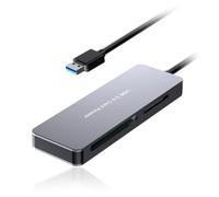 KAQNTUD Memory Sticks Adapter Compacts Flashes Card Reader For Phone Devices Supports SDTF MS CFXD Card Aluminum Reader