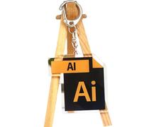 KAQNTUD Modern Artistic Keyring Accessory Acrylic Ornament Compact Design Fit All Keys Bags Everyday Carry Pendant Charm