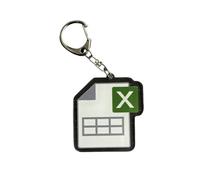 KAQNTUD Modern Artistic Keyring Accessory Acrylic Ornament Compact Design Fit All Keys Bags Everyday Carry Pendant Charm