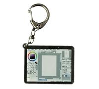KAQNTUD Modern Artistic Keyring Accessory Acrylic Ornament Compact Design Fit All Keys Bags Everyday Carry Pendant Charm