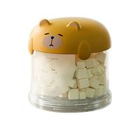 KAQNTUD Multifunctional Visible Pet Food Organizers Storage Container Tiered Design Simple Wipe Clean Dog Cats Treats Pet Food Storage