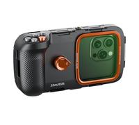 KAQNTUD Professional Waterproof Phone Case With Secure Grip & General Compatibility Aluminum Grip For Underwater Photography Diving Housing With Secure Handle