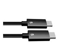 KAQNTUD Type C Full Function Cord 80Gbps Braided USB 4 Cable 16K 60Hz Visual Coaxial Design Multiple Length
