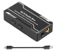 KAQNTUD USB C to 3.5mm 4.4mm CS43131 Sound Adapter Type C Headphone Dongle Box Headphone Amplifier