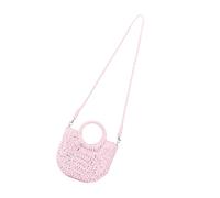 KAQNTUD Women's Straw Bag Casual Shopper Shoulder Bag Drawstring Fashionable Daily Shopping Handbag for Various Occasion
