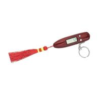 KAQNTUD Wood Finish Electronic Digital Counter Keychain Energy Saving For Spiritual Practice Stress Relief Finger Exercise