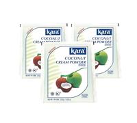 Kara Coconut Cream Powder 250g (Pack of 3) - Premium Instant Coconut Cream for Cooking, Baking, Curries, Desserts & Beverages