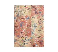 Kara-ori (Japanese Kimono) Midi Lined Journal: Hardcover, 120 gsm, ribbon marker, memento pouch, wrap closure