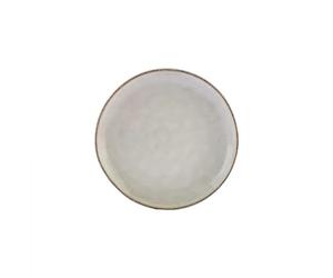 Karaca Aria Reactive Glaze Side Plate, 20cm, Snack, Appetizer or Salad Plate, Ideal for Serving Cake, Dessert, Fruit, Beige