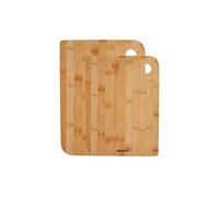 Karaca Azur Bamboo Chopping Board Set 2-Piece Wooden Cutting Board Set for Kitchen, Large and Small