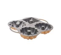Karaca Cake Pro Aluminium Cast Decorative Cake Tin, 4 Piece, 28Cmx35Cm, Gold