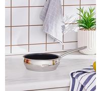 KARACA Emirgan Stainless Frying Pan, 14cm, Silver