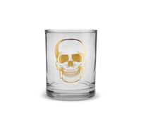 Karaca Halloween Skull Drinking Glass, 380 ml Water Glasses, Drinking Glasses, Perfect for Home, Restaurants and Parties