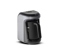 KARACA Hatır Hüps Turkish Coffee Maker & Milk Option - 300 Ml Automatic Small Turkish Coffee Machine with Measuring Spoon & Cleaning Brush - 5 Cup Capacity, Stainless Steel Filter - Anthracite